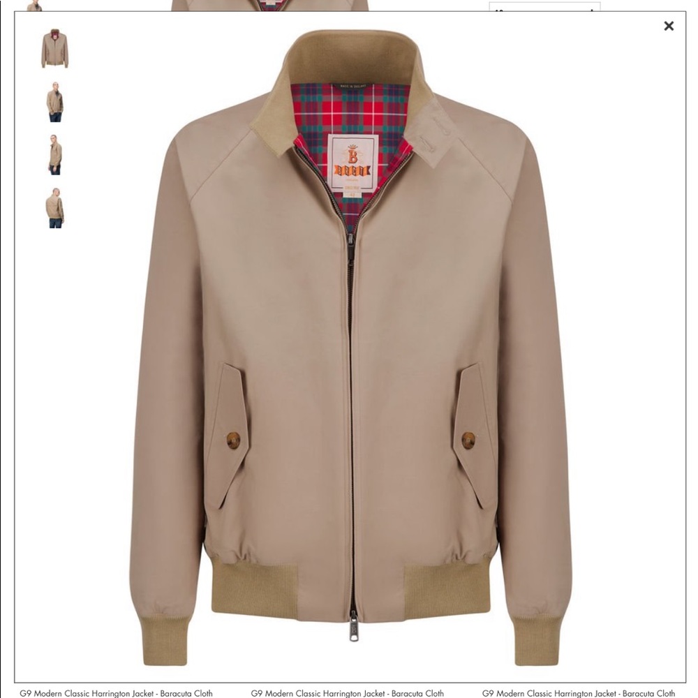 Baracuta G9 Modern Classic Harrington Jacket 42